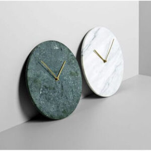 【menu】大理石と真鍮でできた掛け時計